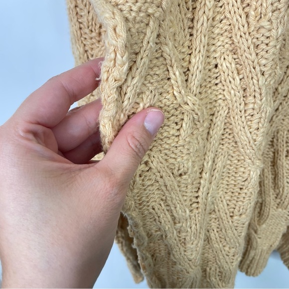 NWOT Free People Isa Cable Knit Sweater, Small - Picture 10 of 12